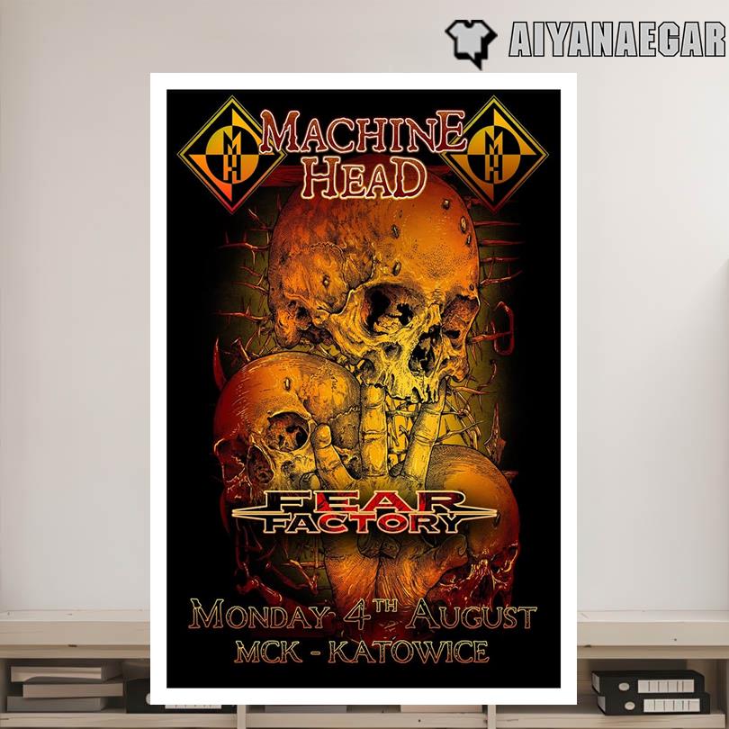 Machine Head Katowice Poland 2025 Poster