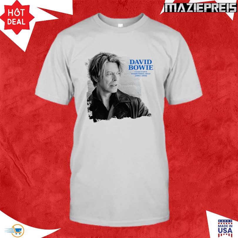 Merch I Can\'t Give Everthing Away David Bowie Store