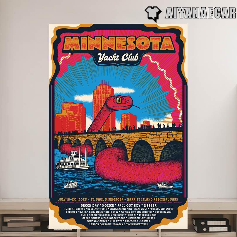 Minnesota Yacht Club Show at Harriet Island Park July 2025 Poster