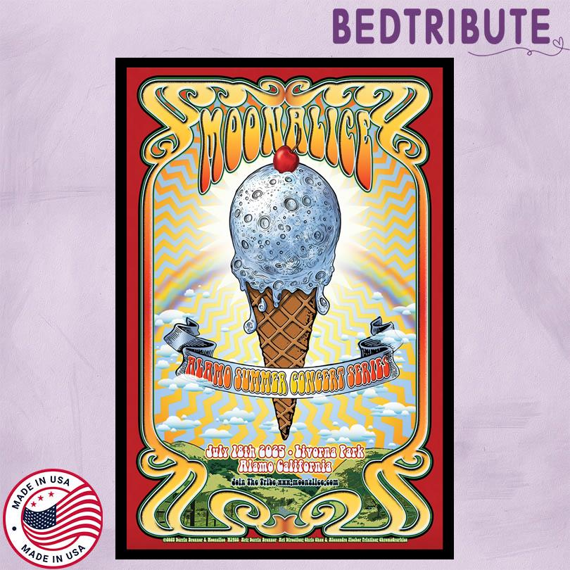 Moonalice Poster – July 18 2025 Livorna Park Alamo CA