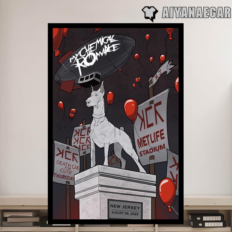 My Chemical Romance Live Show MetLife Stadium 2025 Poster