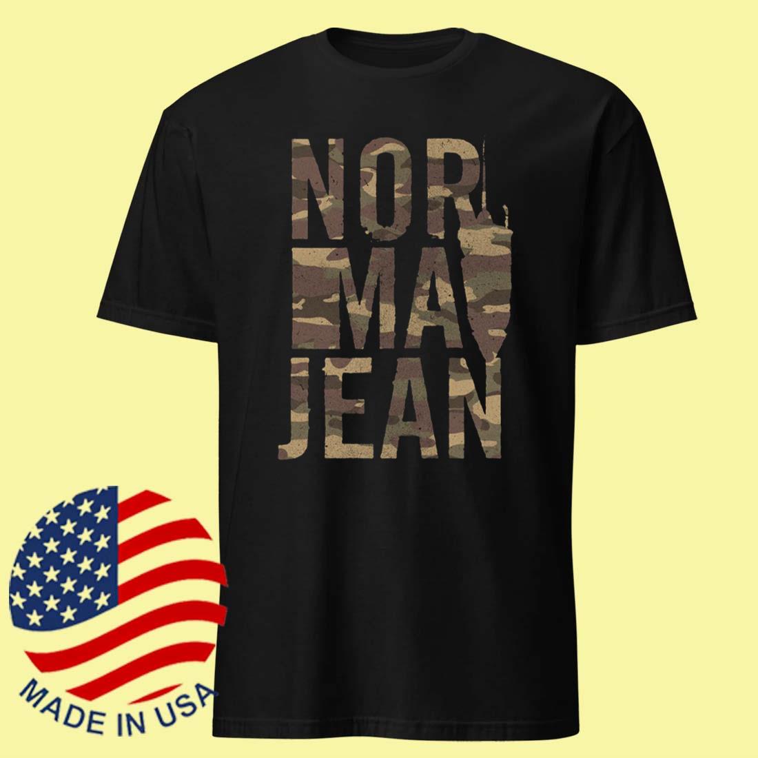 Norma Jean Camo Logo Tee