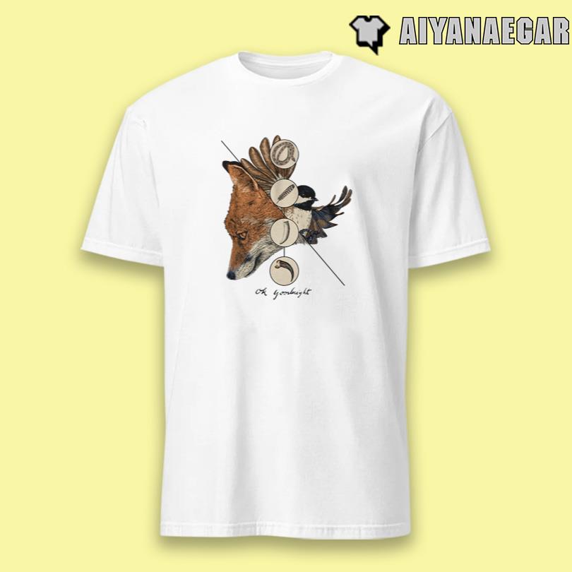 OK Goodnight The Fox & The Bird Illustration T Shirt