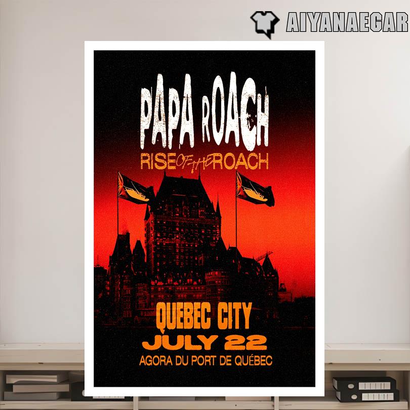 Papa Roach Poster – Live Event in Quebec QC July 22 2025