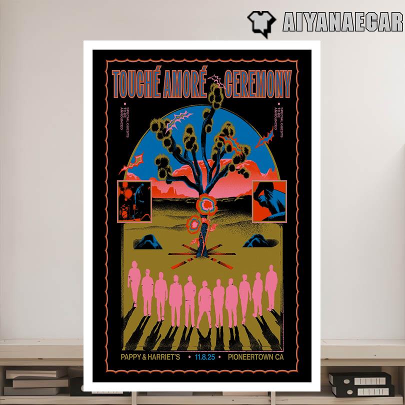 Pappy & Harriet\'s Touche Amore Pioneertown CA November 8 2025 Poster