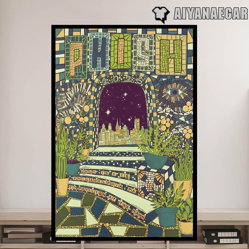 Phish Poster – Philadelphia PA 2-Night Concert 2025
