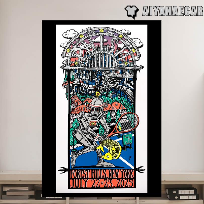 Phish Show at Forest Hills Stadium New York July 22 23 2025 Poster