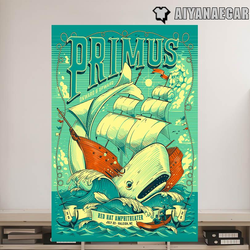 Primus Concert Event Poster Raleigh NC July 23 2025