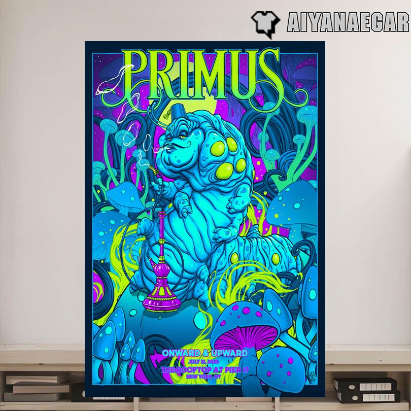 Primus Concert Event The Rooftop at Pier 17 NY July 2025 Poster