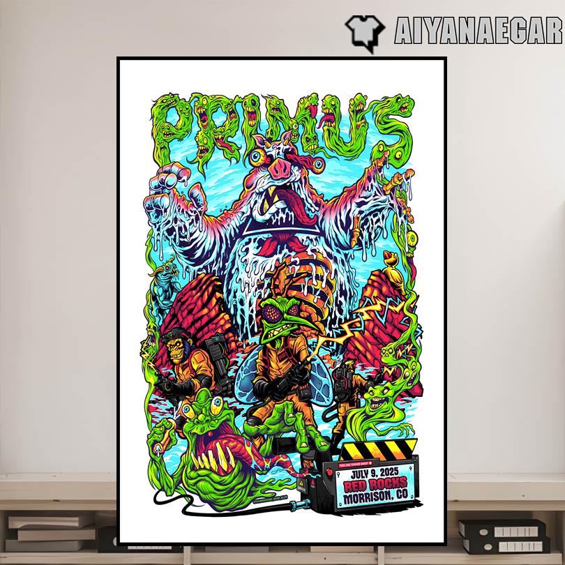 Primus Red Rocks Poster – July 9 2025