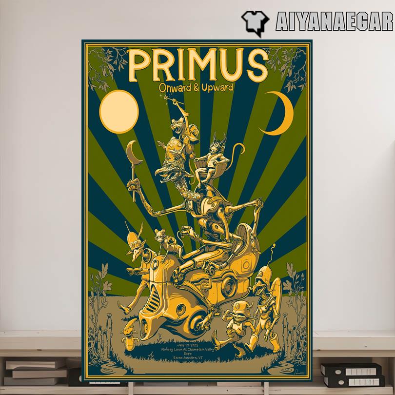 Primus Show at Midway Lawn Champlain Valley Expo 2025 Poster