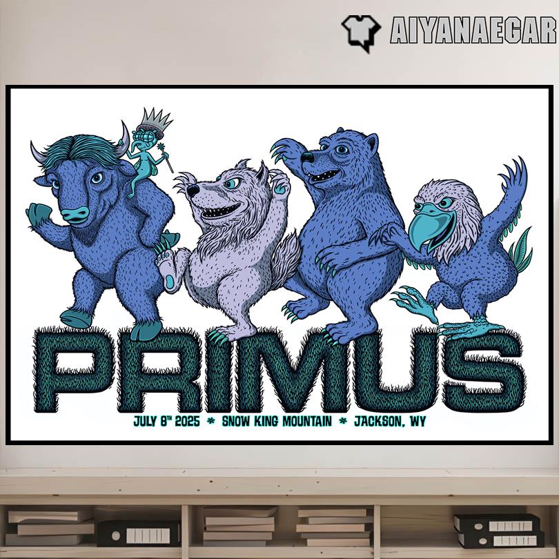 Primus Tour Poster – Jackson WY Show 2025