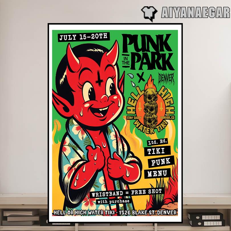 Punk In The Park 2025 Denver CO Poster