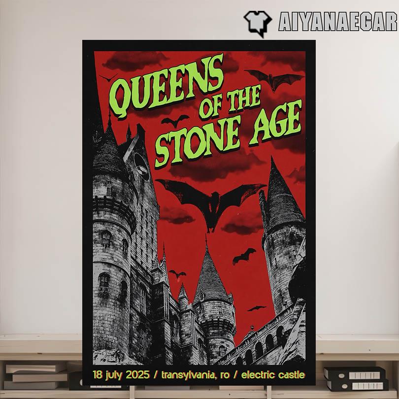 Queens Of The Stone Age Live Tour July 18 2025 Electric Castle Festival Poster