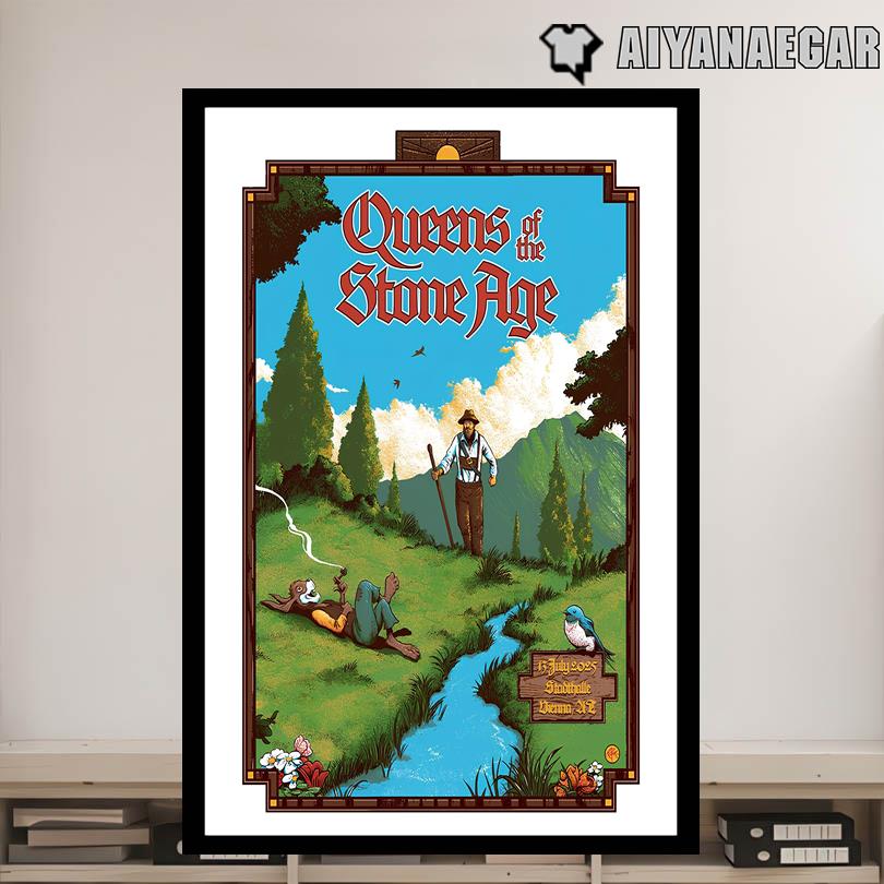 Queens Of The Stone Age Poster – Vienna 2025 Event