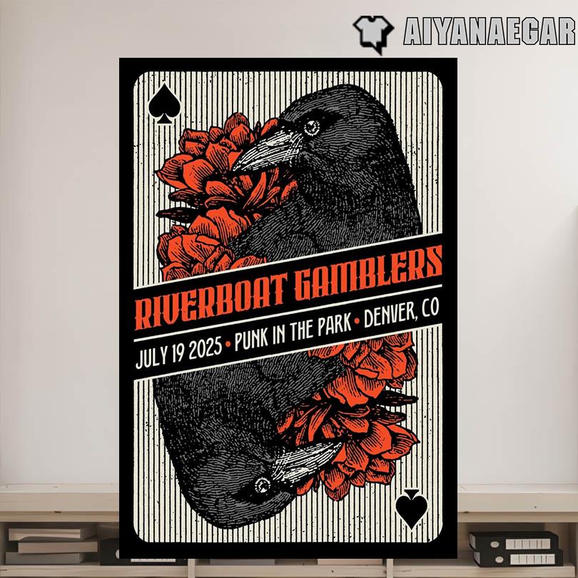 Riverboat Gamblers Poster – Punk In The Park 2025 Tour Show