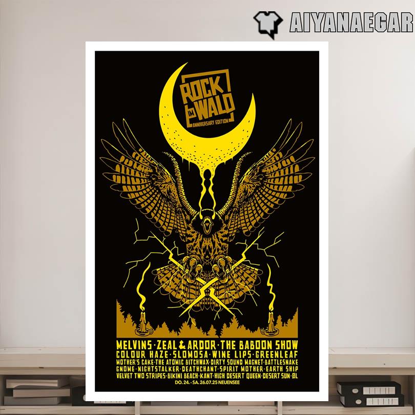 Rock Im Wald Festival July 26 2025 Neuensee Germany Poster