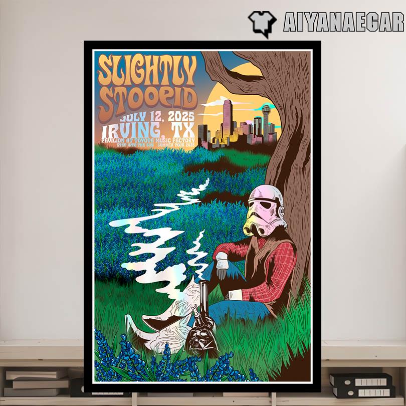 Slightly Stoopid 2025 Poster – The Pavilion at Toyota Music Factory Irving TX