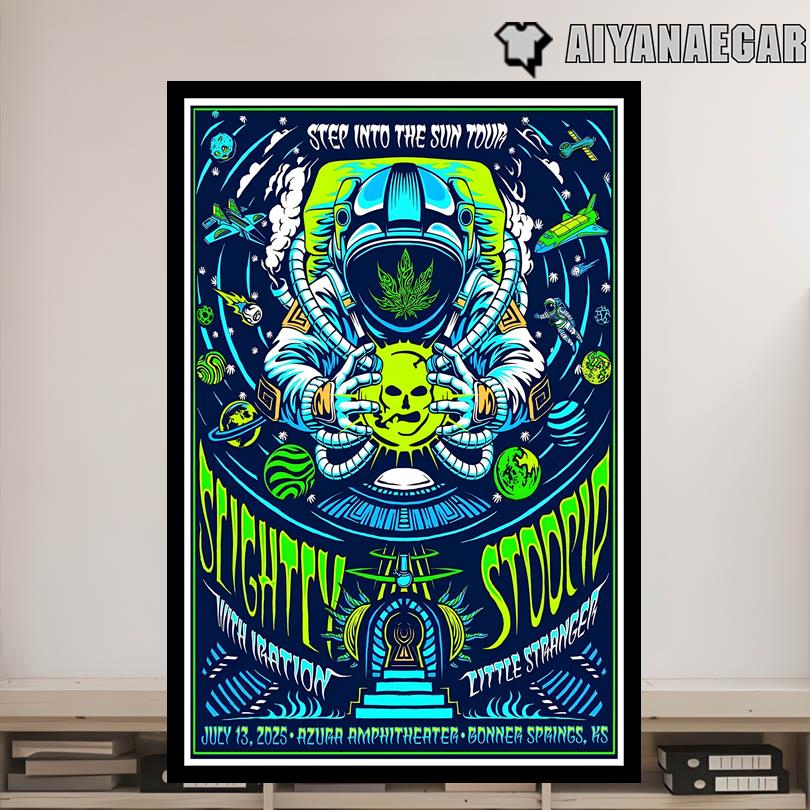Slightly Stoopid Live Poster – Bonner Springs KS 2025 Tour