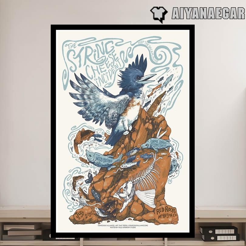 String Cheese Poster – Red Rocks 2025