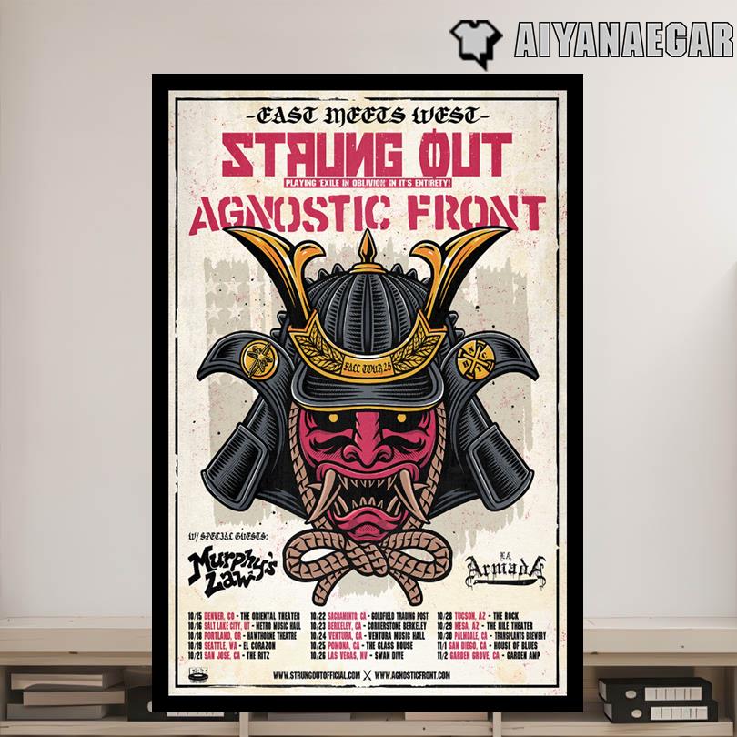 Strung Out Tour 2025 Poster