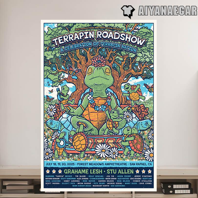 Terrapin Crossroads July 18-20 2025 San Rafael CA Poster
