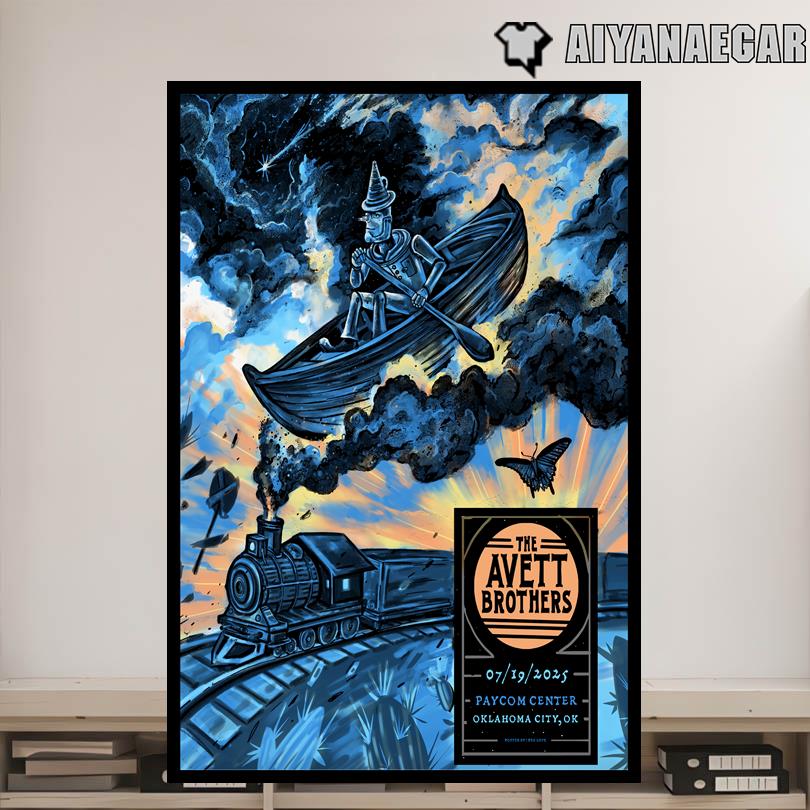 The Avett Brothers Live Tour July 19 2025 Oklahoma City Poster