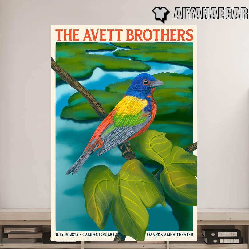 The Avett Brothers Ozarks Amphitheater Poster