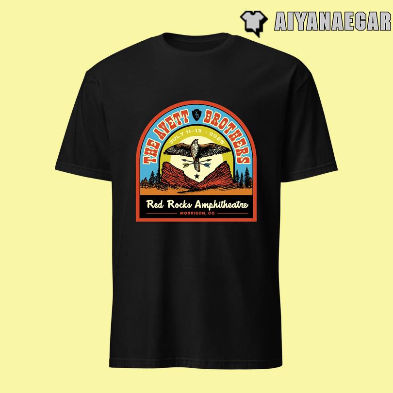 The Avett Brothers Shirt – Live at Red Rocks Morrison CO July 2025