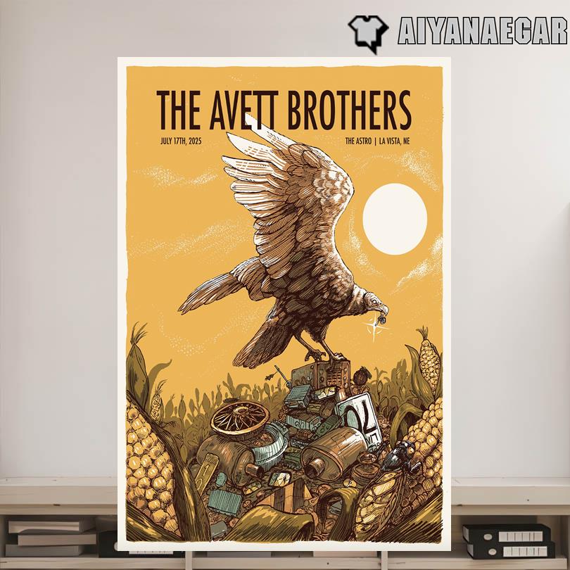 The Avett Brothers Show July 17 2025 The Astro Amphitheater Poster