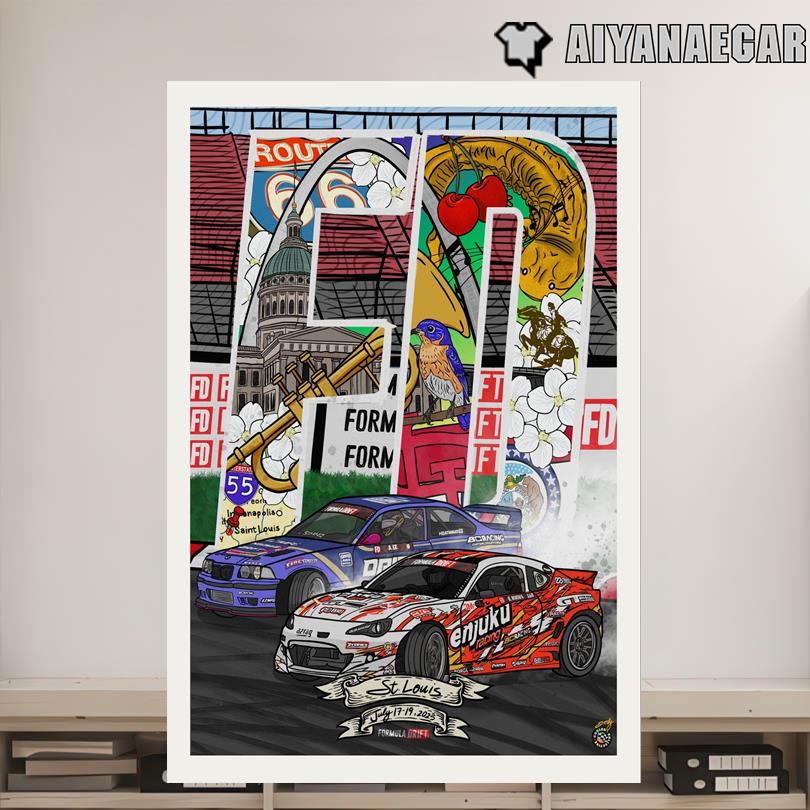 The Formula DRIFT St. Louis event July 17-19, 2025 Poster