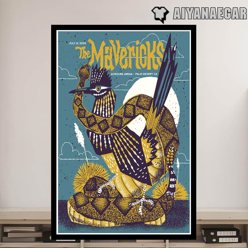 The Mavericks Palm Desert Poster – July 12 2025
