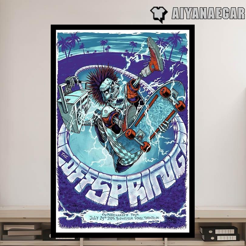 The Offspring Event Budweiser Stage Toronto ON July 23 2025 Poster