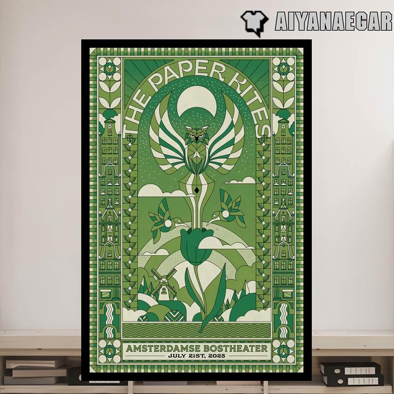 The Paper Kites Live Tour Amsterdam Netherlands July 21 2025 Poster