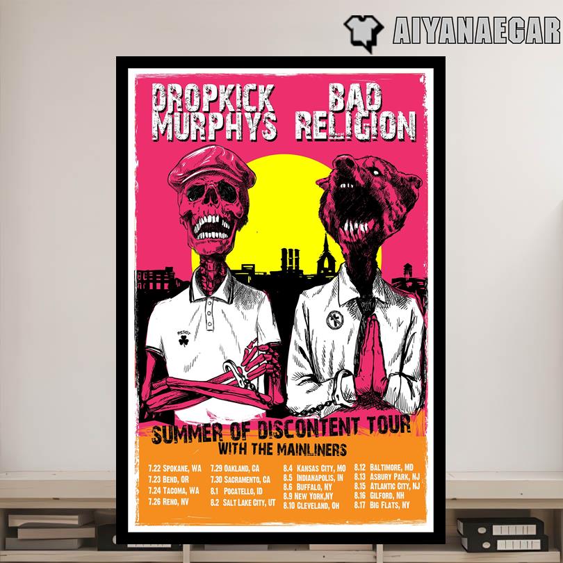 The Summer of Discontent Tour 2025 Poster
