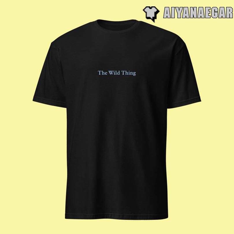 The Wild Thing Black Tee Wolf Alice Official Merch