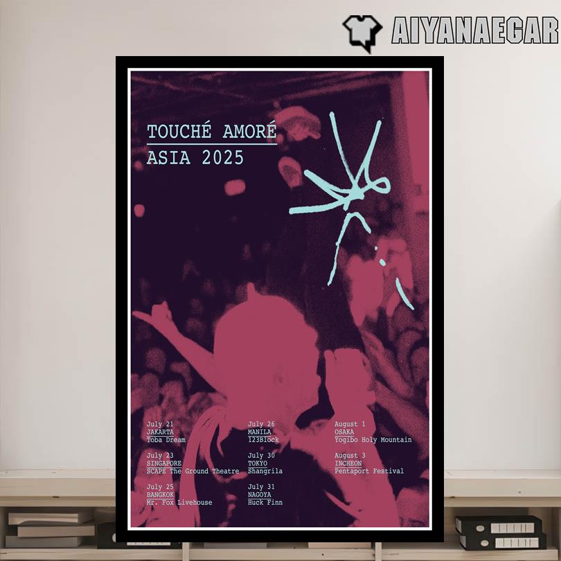 Touche Amore Asian 2025 Poster