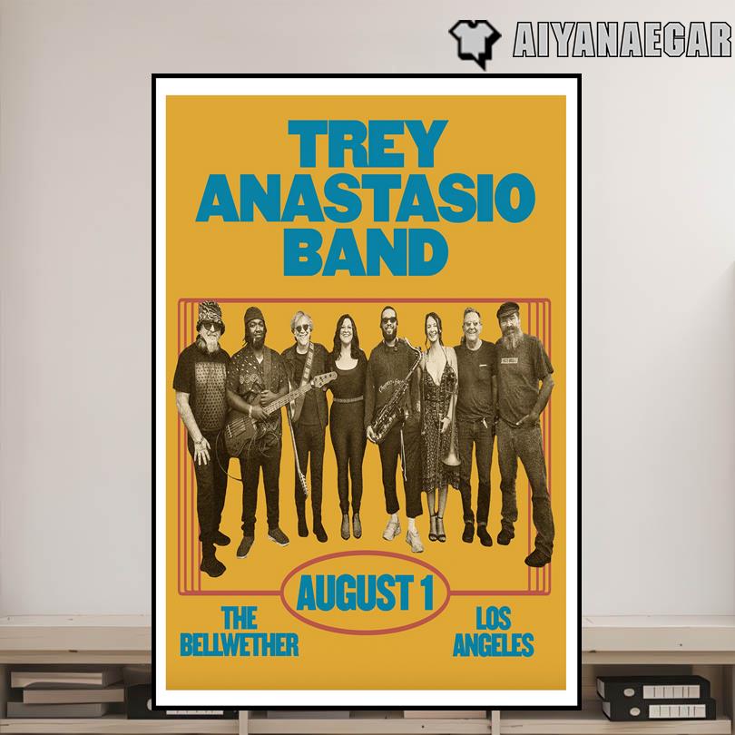 Trey Anastasio Band LA Aug 1 2025 Poster