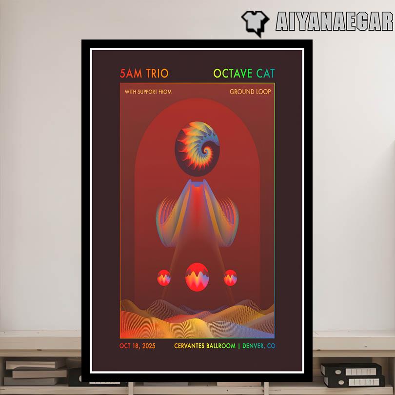 Trio Octave Cat Oct 18 2025 Cervantes Ballroom Denver CO Poster