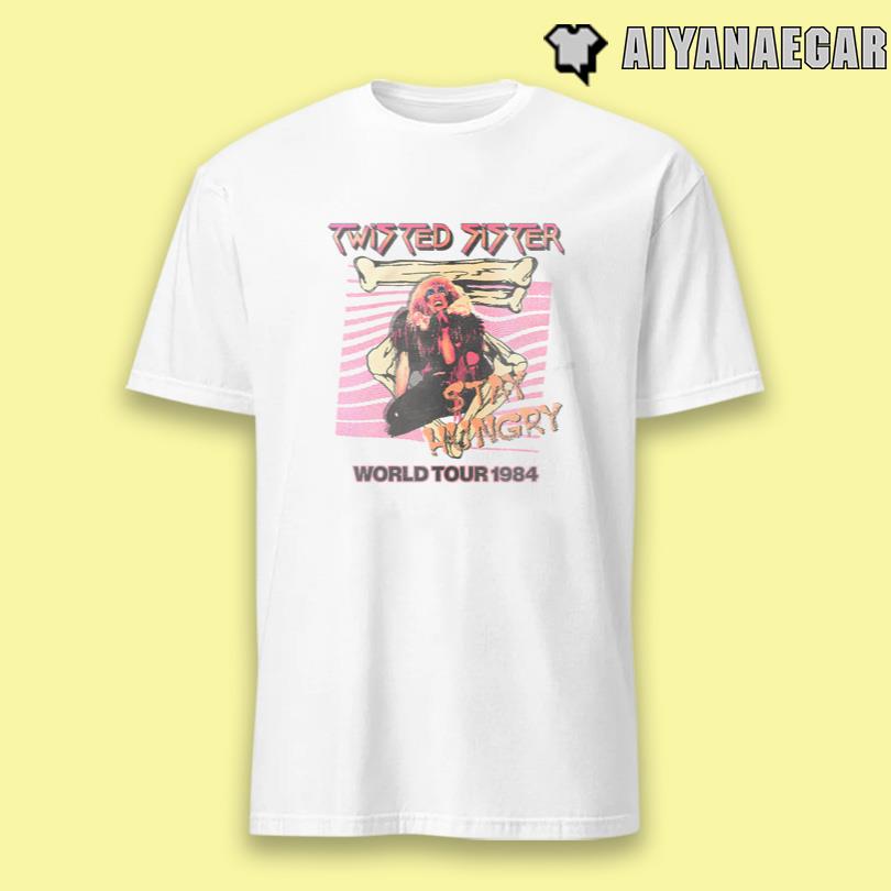 Twisted Sister Stay Hungry World Tour T-Shirt