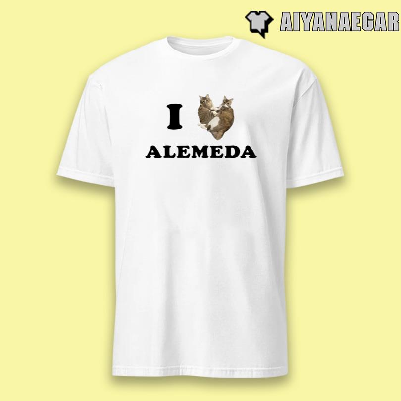 Txdxe I Love Alameda Cat Shirt