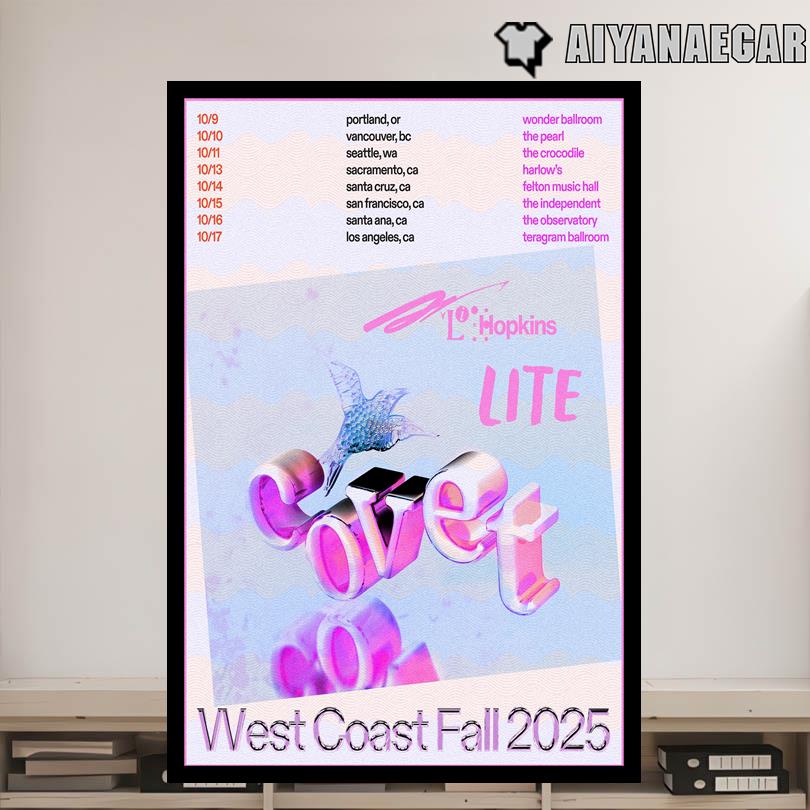West Coast Fall Tour October 2025 Poster