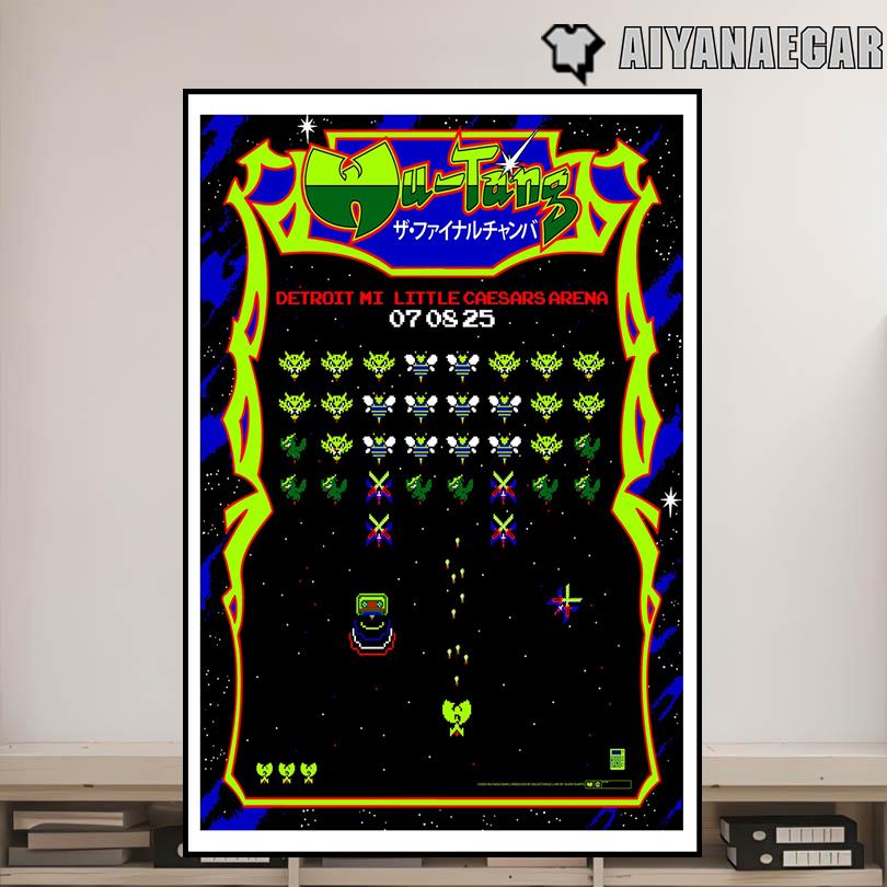 Wu-Tang Clan Detroit Jul 8 2025 Poster