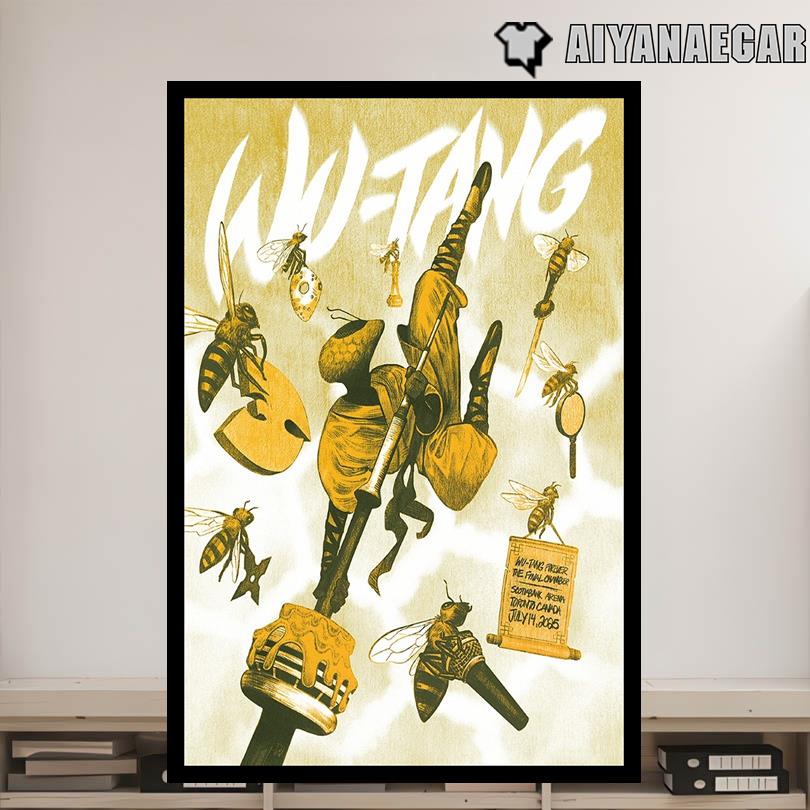 Wu-Tang Clan Live Event Poster – July 14 2025 Toronto, ON