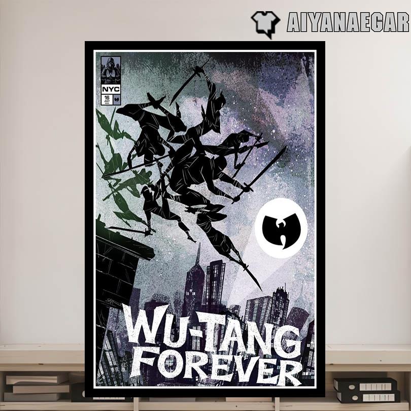Wu Tang Clan Show in NYC Madison Square Garden July 16 2025 Poster
