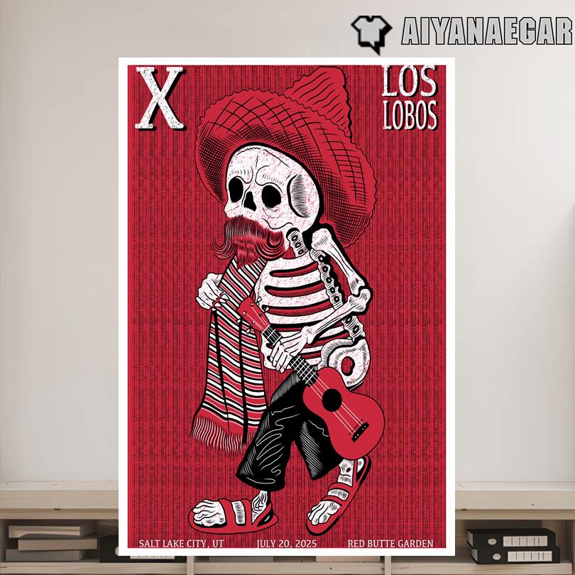 X The Band Concert Event Salt Lake City UT July 2025 Poster