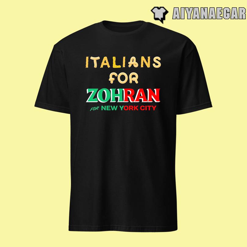 Yungiz Italians For Zohran For New York City Shirt